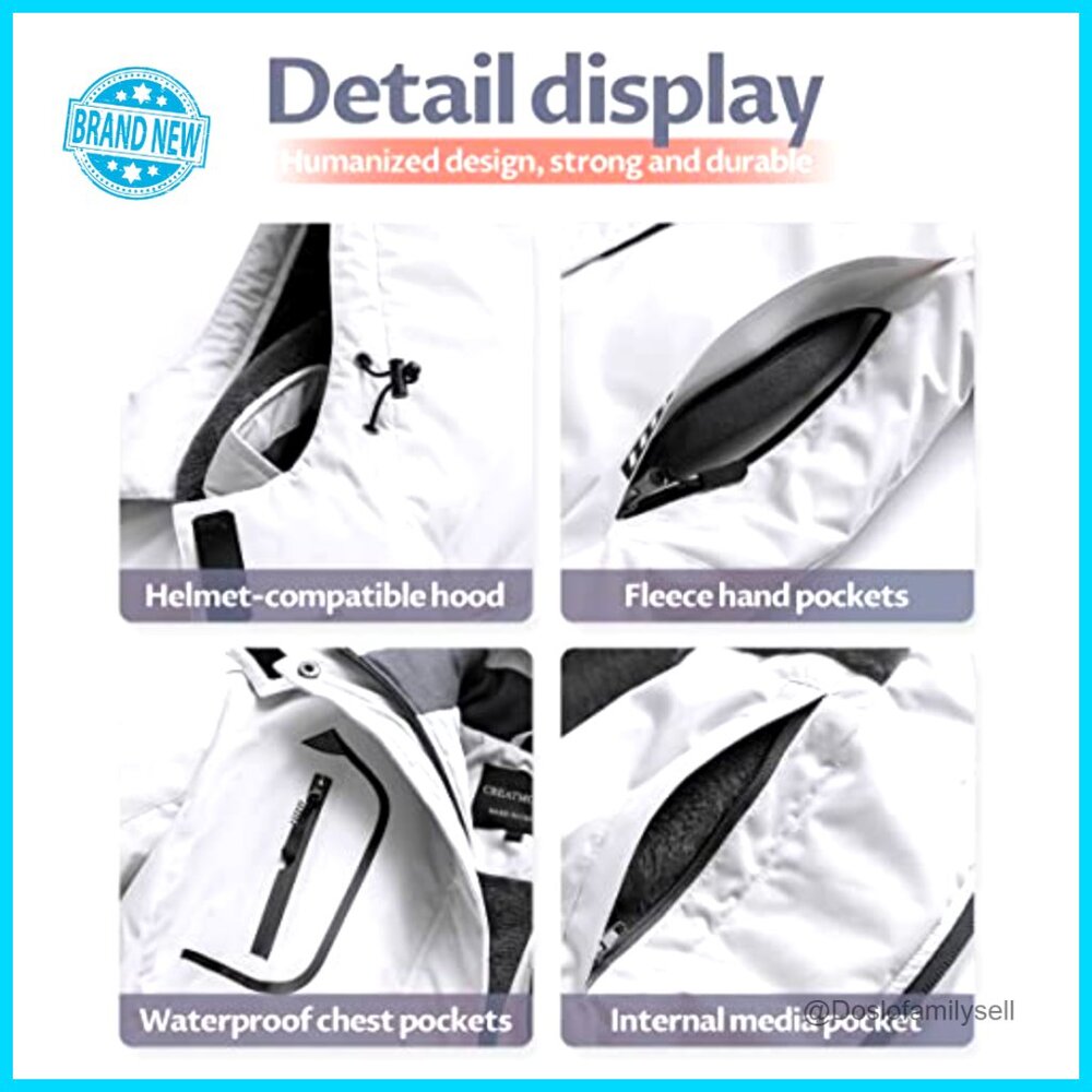 Waterproof Windproof Ski Snowboarding Jacket Wint… - image 6